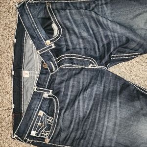 Men's True Religion - Blue Jeans (Gently Used) - straight